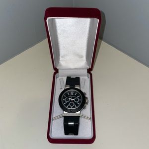Black Bulgari Aluminum Watch